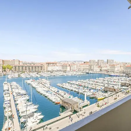 Vieux-Port - Vue Exceptionnelle - 3 Ch Et Clim Apartment Marseille Exterior photo